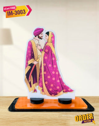 Personalised Acrylic Couple Caricature| IM-3003