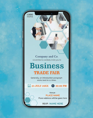 Business Trade Show Invitation Card | IM-3013