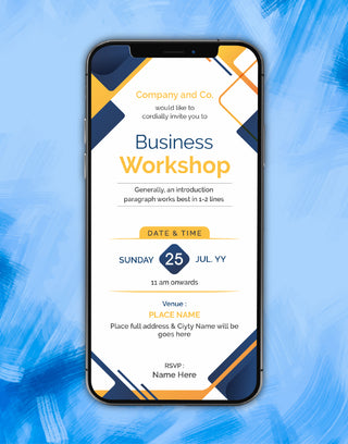 Business Workshop Invitation Card | IM-3014