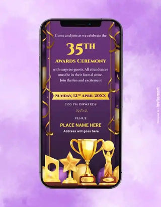 35th Awards Ceremony Invitation | IM-2145