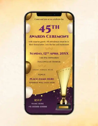 45th Awards Function Invitation | IM-2144