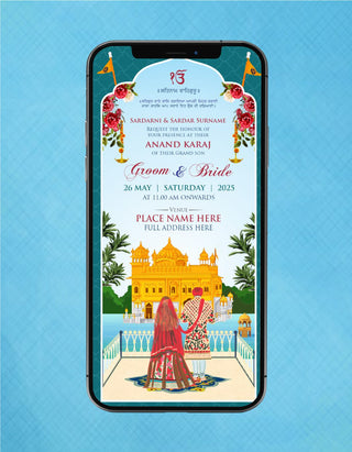 Anand Karaj Invite | W-339