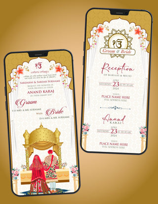 Anand Karaj PDF Invitation | W-338