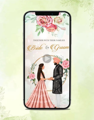 Anand karaj Wedding Invite Video | IM-2560-V