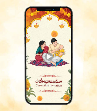 Annaprashan Ceremony Invitation Video | IM-2096