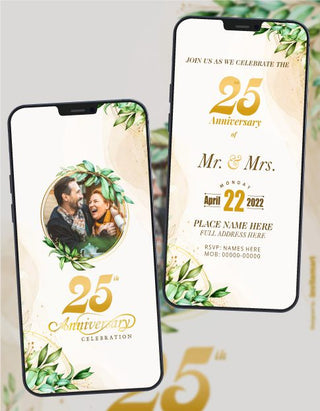 Anniversary Invitation Templates | P-02