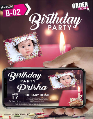 Best Online Birthday Invitation eCards | B-02