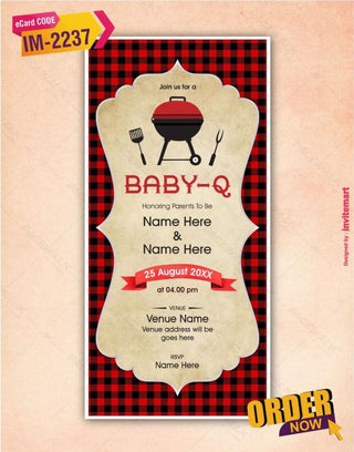 BaByQ Baby Shower Invitations