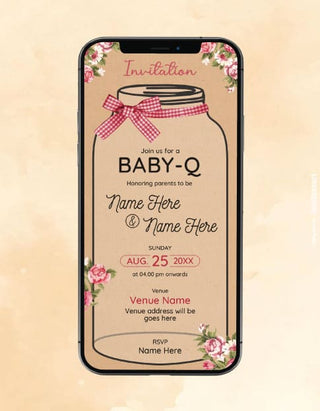 Baby Q Invitation Template | IM-2229