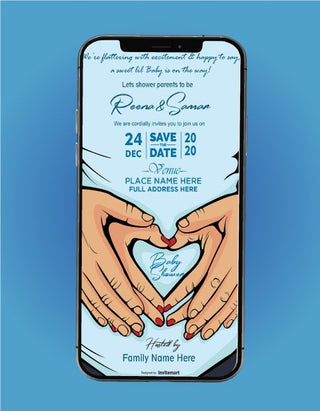 Baby Shower Invitation Card | BS-01