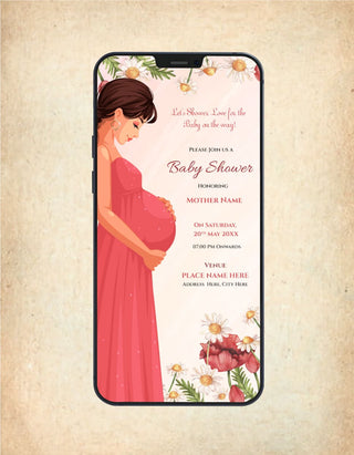 Baby Shower Invite Card | BS-16