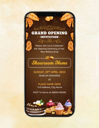 Bakery Grand Opening Invitation | IM-2197