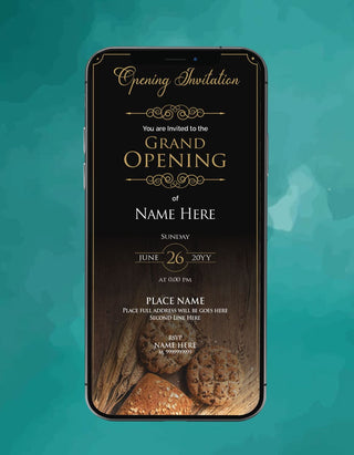 Bakery Shop Opening Invitation | IM-2215