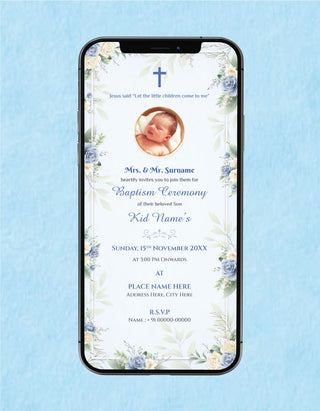 Baptism Ceremony Invitation | BI-01