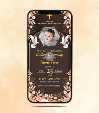 Baptism Video Invitation | IM-2160-V