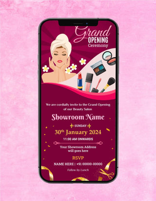 Beauty Salon Grand Opening Invitation | GO-14