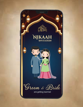 Best Nikah Invitation Video | W-150-V