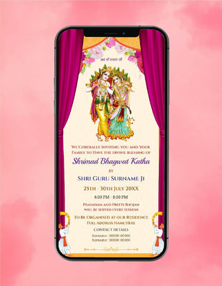 Bhagwat Katha Invitation | BK-01