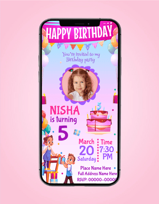 Birthday Invitation Templates | B-46