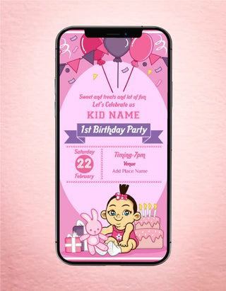 Birthday Party Invites | B-15