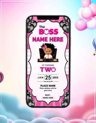 Boss Baby Girl Invitation | IM-2522