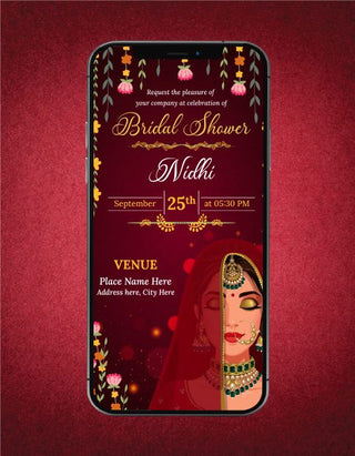 Bridal Shower Invitation Card | BR-01