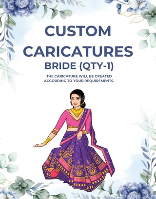 Custom Caricature Bride (Qty-1)