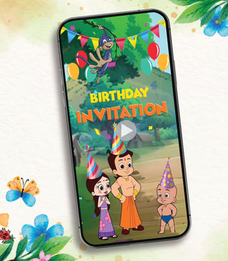 Chhota Bheem Birthday Invitation Video | IM-2063