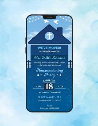 Christian Housewarming Party Invitation | H-34