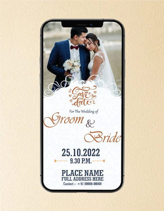 Christian Marriage Invitation Card design | W-60