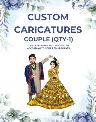 Custom Caricature Couple (Qty-1)