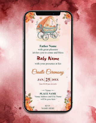 Cradle Ceremony Invitations | IM-2549