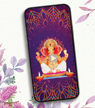 Custom Ganpati Invitation Video | IM-2068