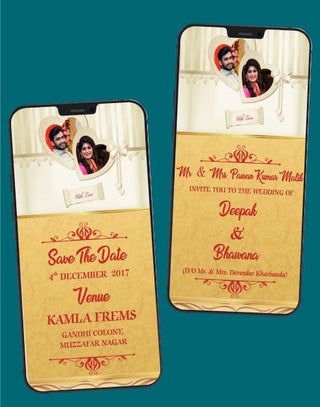 Customized Wedding Invitation eCards Online | W-02