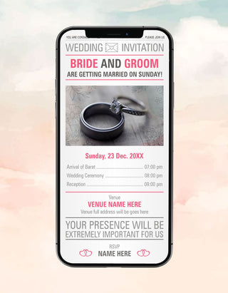 Digital Christian Wedding Invitation | IM-2445