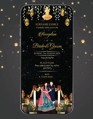 Digital Reception Invitation Card | IM-2651