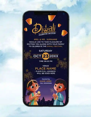 Diwali Invitation Card | IM-2253