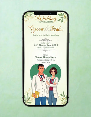 Doctor Wedding Card | IM-2359