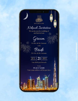 Dubai Wedding Invitation | IM-2172