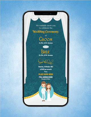 Elegant Christian Wedding Invite | W-125