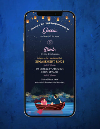 Engagement Ceremony Whatsapp Invitation | R-37