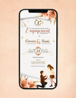 Engagement Invitation Template | R-51