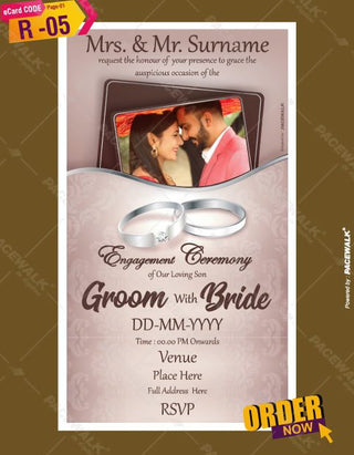 Engagement Party Invitation eCard templates