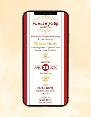 Farewell Invitation Card | IM-2245