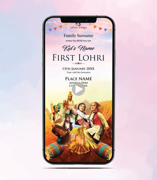 First Lohri Celebration Invitation Video | IM-2012-V