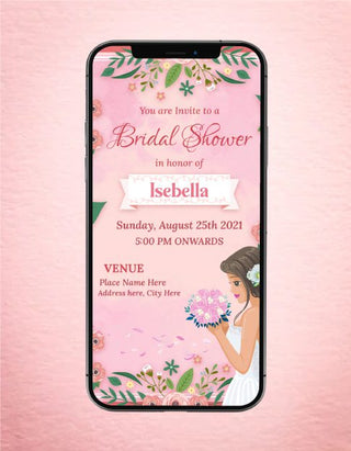 Floral Bridal Shower Invitation | BR-05