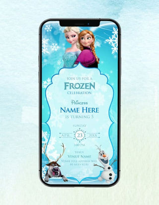 Frozen Birthday Invitations | IM-2247