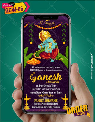 Ganesh Chaturthi Wishes In Marathi | GCW-06