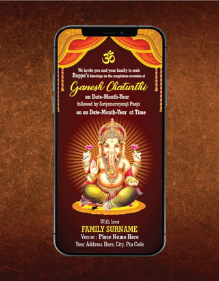 Ganesh Chaturthi Invitation | GC-02