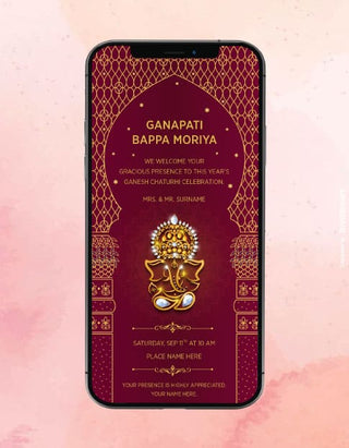 Ganpati Invitation | IM-2183